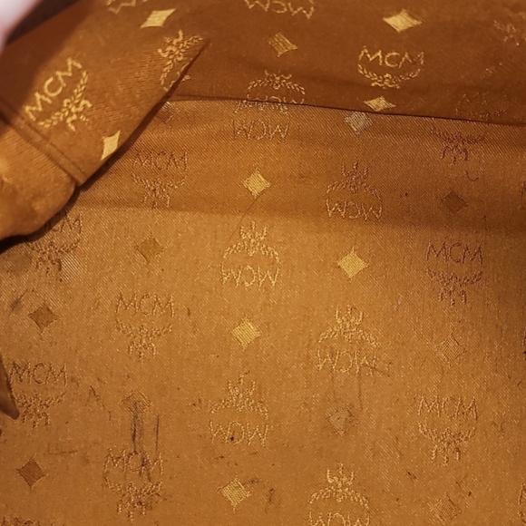 AUTHENTIC MCM MUNCHEN MONOGRAM LEATHER HANDBAG - Picture 8 of 14